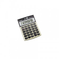 Canon LS-80TEG - Calculatrice de bureau - 8 chiffres - panneau solaire, pile - argent métallique