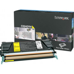 Lexmark - cartouche de toner - a rendement eleve - 1 x jaune - 5000 pages