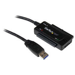 StarTech.com Câble adaptateur USB 3.0 pour disque dur SATA ou IDE de 2,5" ou 3,5" - Convertisseur USB 3.0 vers SATA/IDE - Noi