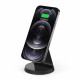 Belkin BOOST CHARGE - Support de chargement sans fil - 7.5 Watt - Fast Charge (magnétique) - noir - pour Apple iPhone 12, 12 mi