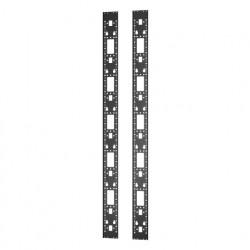 APC - Rack accessory channel (vertical) - noir - 42U (pack de 2)