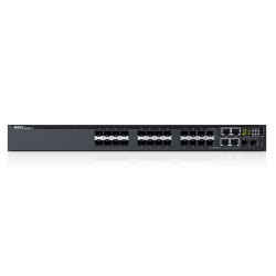 Dell Networking S3124F - Commutateur - C3 - Géré - 24 x Gigabit SFP + 2 x 10 Gigabit SFP+ + 2 x SFP Gigabit combiné - flux d'a